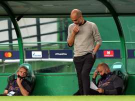 Guardiola veut rester à City. AFP