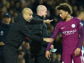 Guardiola confirmou que Sané não quer a renovação. AFP