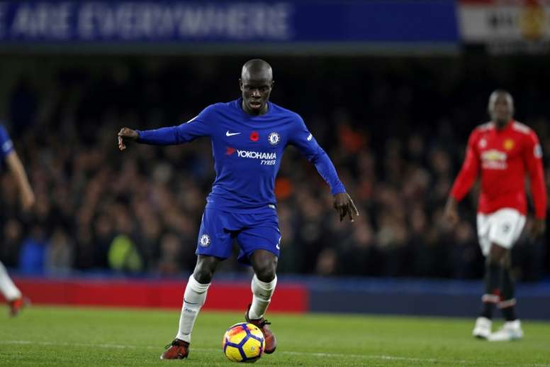 Kante has won the Premier League with both Chelsea and Leicester. AFP