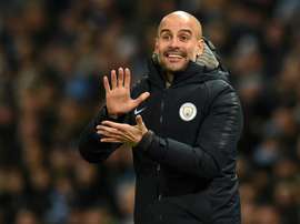 Pep Guardiola, treinador do Manchester City. EFE