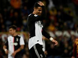 Cristiano no estará en la despedida de Allegri. AFP