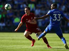 Robertson deve estar apto a tempo da final da Champions. AFP