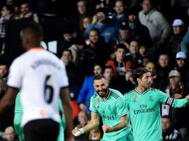 Valencia e Real Madrid guardaram o melhor para o final. AFP