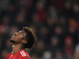 Kingsley Coman auteur dun doublé lors de la victoire 3-2 à Augsbourg. AFP
