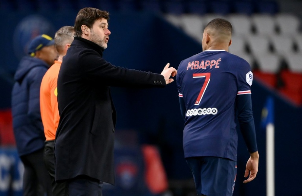 Pochettino habló sobre el futuro de Mbappé. AFP