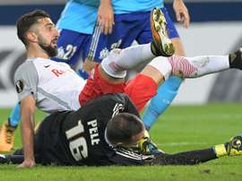 Munas Dabbur in talks with Crystal Palace. AFP