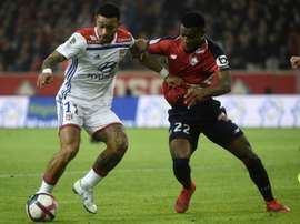 El Lyon empató 2-2 con el Lille. AFP
