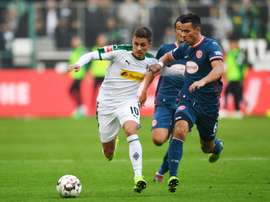 L'attaquant de Moenchengladbach, Thorgan Hazard. AFP