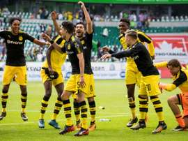 Borussia Dortmund goleou em casa do Wolfsburgo. AFP