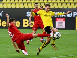 Bundesliga está pensando em uma data para abrir os estádios. AFP