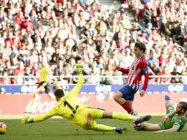 L'Atlético est provisoirement deuxième. AFP