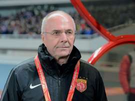 Sven-Göran Eriksson, alors entraîneur du Shanghai SIPG. AFP