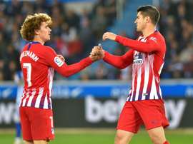 Les joueurs de l'Atlético Madrid. AFP