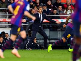 Julen Lopetegui, lors du match de Liga face à Barcelone. AFP