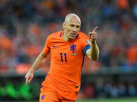 Arjen Robben a montré la voie aux Pays-Bas face au Luxembourg en qualifications du Mondial. AFP