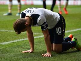 L'attaquant de Tottenham, Harry Kane, blessé lors du match contre Milwall en Coupe d'Angleterre. AFP