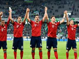 A double from Lewandowski and Martinez helped Bayern see off AEK. AFP