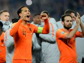 Van Dijk absent contre l'Estonie. AFP