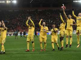 La Juventus est allée s'imposer sur la pelouse de l'Olympiakos FC, le 5 décembre 2017 au Pirée. AFP