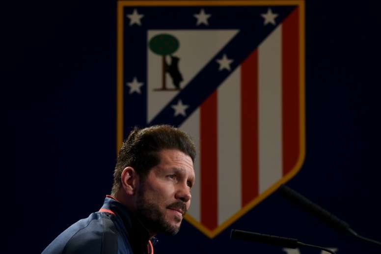 Simeone cree que el Atlético está ante una gran oportunidad de hacer historia ante el Bayern. AFP