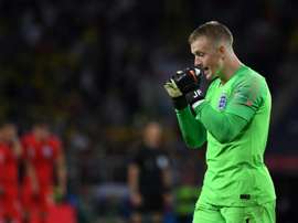 Le gardien de l'Angleterre Jordan Pickford. AFP