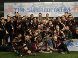 L'AC Milan a remporté vendredi la SuperCoupe d'Italie face à la Juventus Turin. AFP