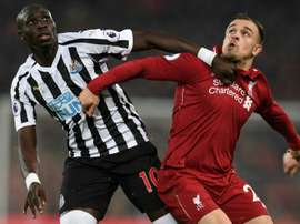 Diame n'est pas sûr de vouloir rester à Newcastle. AFP