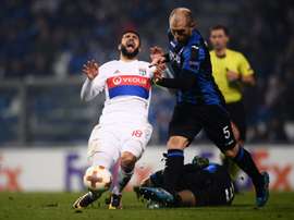 A Atalanta venceu o Lyon pela margem mínima. AFP