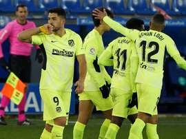 Le formazioni ufficiali di Eibar-Atletico Madrid. AFP