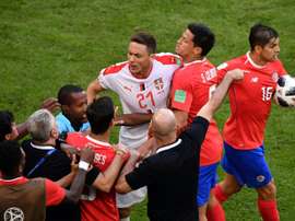 Matic a crée une bagarre. AFP