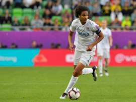Wendie Renard lors de la victoire en finale de Ligue des champions. AFP