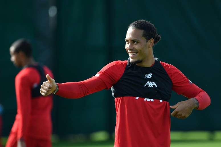 Messi elogió a Van Dijk. AFP