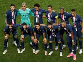 Sept joueurs du PSG nommés pour l'équipe type UEFA. afp