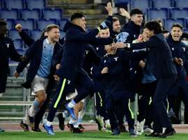 La Lazio dernière qualifiée pour les quarts de finale. afp
