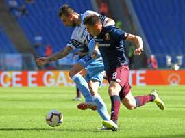 El Genoa tiene un importante reto sin Piatek. AFP