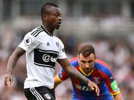 Jean Michael Seri has won the Premier League's Goal of the Month contest for August. AFP