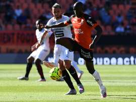 Yoane Wissa prolonge jusqu'en 2024 à Lorient. AFP