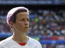 L'attaquante de l'équipe des Etats-Unis Megan Rapinoe en finale du Mondial-2019. AFP