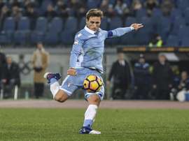 Empate a dois gols entre Génova e Lazio. AFP
