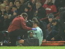 Holding s'est blessé face à United. AFP