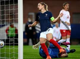 Les Bleues corrigent la Macedoine du Nord. AFP