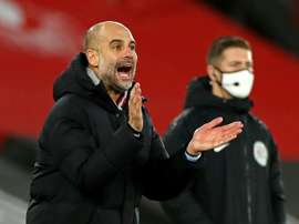 Guardiola est revenu sur le classement de Premier League. AFP