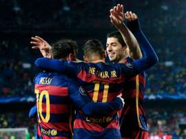 El Barça alcanza los cuartos de final de la presente edición de la Champions. AFP