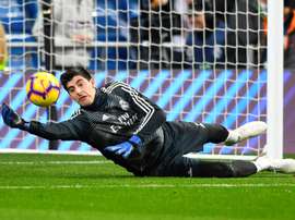 Courtois, lesionado. EFE