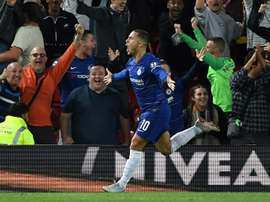 Hazard fez uma pintura e virou para o Chelsea. AFP