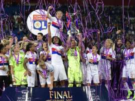 Les Lyonnaises sont au nombre de 8 dans le onze type de la Ligue des champions féminine. AFP