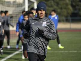 Tévez acusado de ter peso fora do normal. AFP