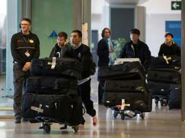 Les footballeurs du Wuhan Zall de retour en Chine et placés en isolement. AFP