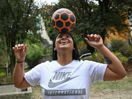 En Colombie, le ballon rond est roi, mais le foot féminin précaire. AFP