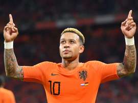 Depay a doublé la mise. AFP